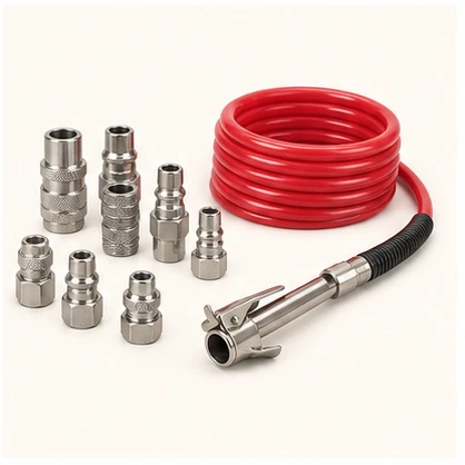 Pneumatic Fitting, Tube and Air Chuck
