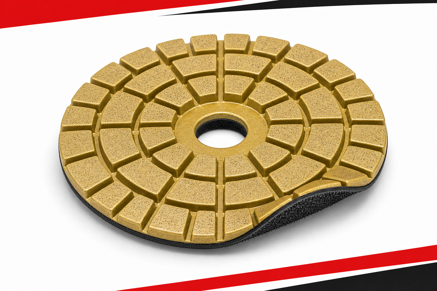 Polish Pad 100Mm Gold Dcrpd4S1